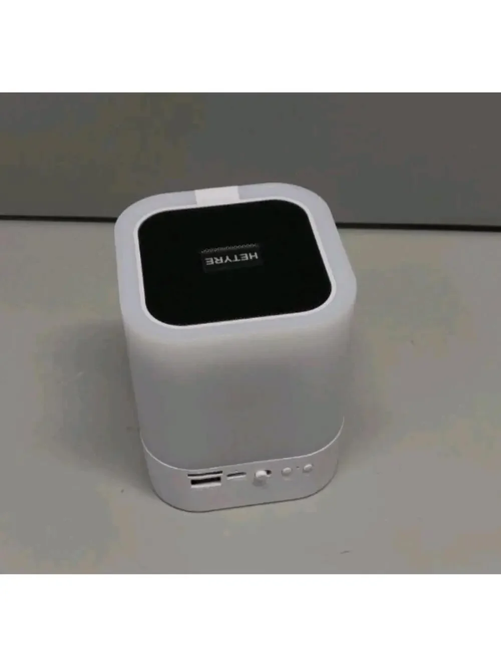Hetyre Night Light Bluetooth Speaker, 5 in 1 Touch Control Bedside Lamp